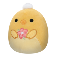 SQUISHMALLOWS Triston the Chick Holding Flower, 13 cm