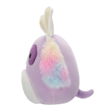SQUISHMALLOWS Barb the Purple Dog W/Bunny Ears, 13 cm