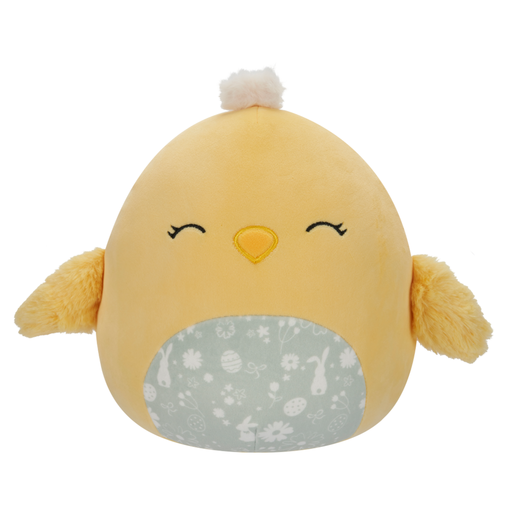 SQUISHMALLOWS Aimee the Yellow Chick W/Floral Belly