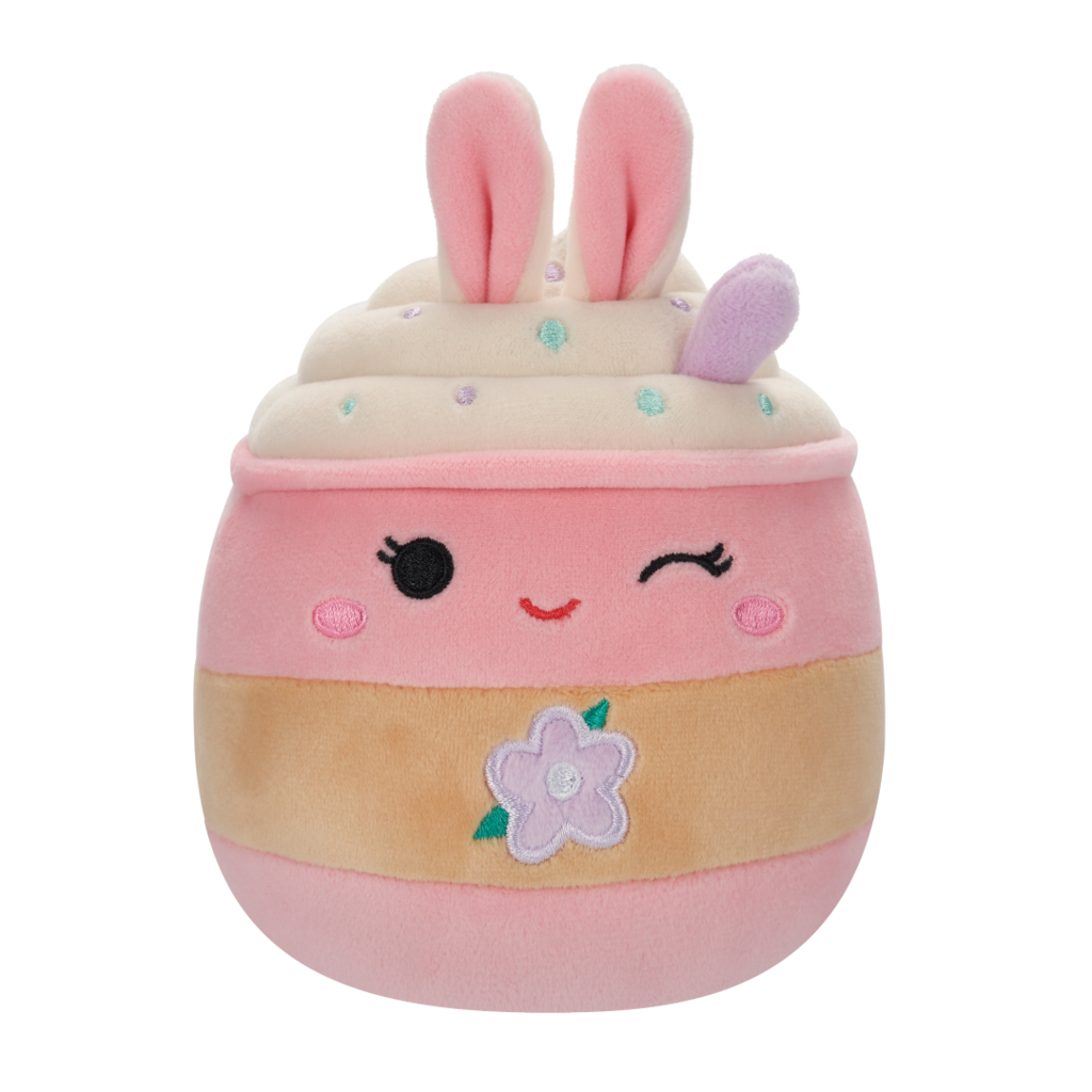SQUISHMALLOWS Suey the Pink Bunny Milkshake, 13 cm