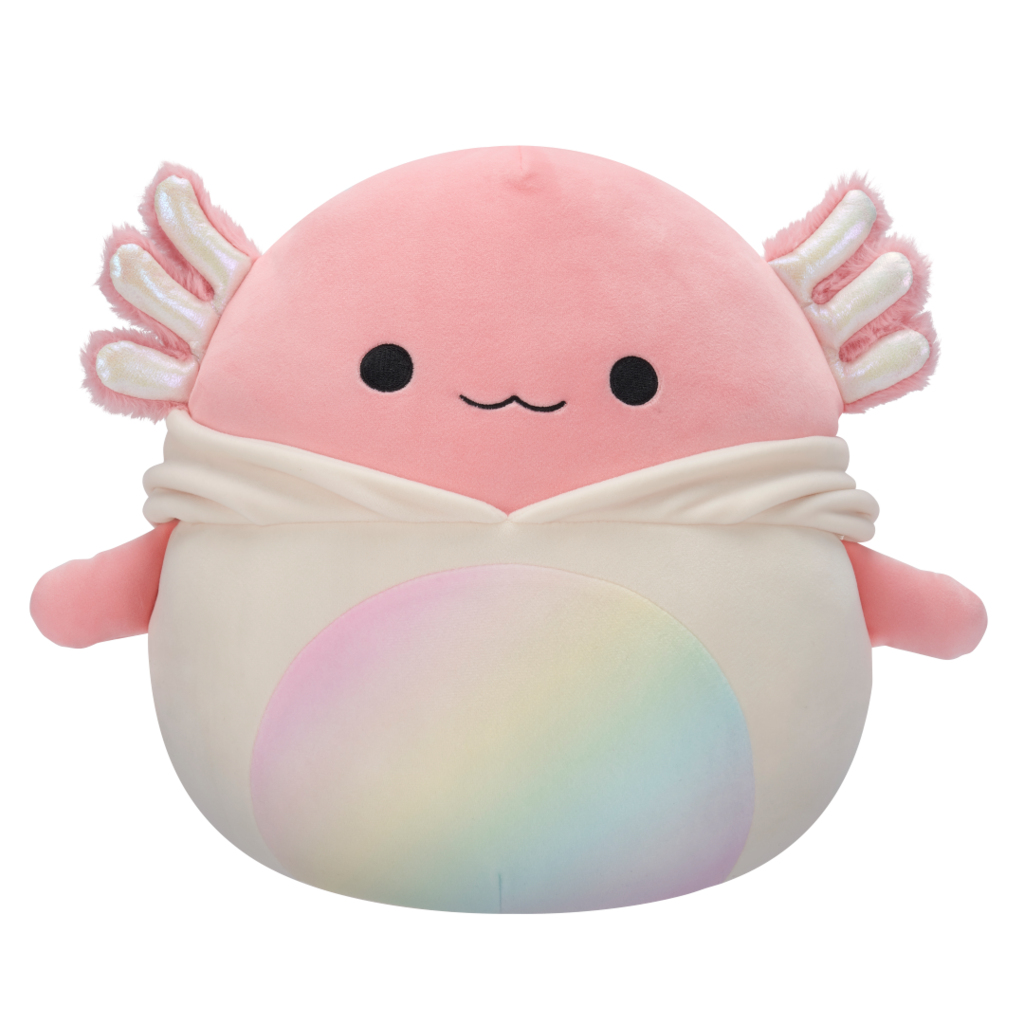 SQUISHMALLOWS Axolotl v kostýme králika - Archia, 30 cm