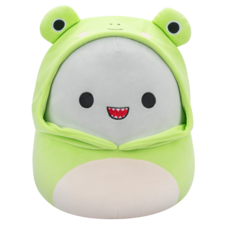 SQUISHMALLOWS Gordon the Grey Shark In Wendy Outfit, 30 cm