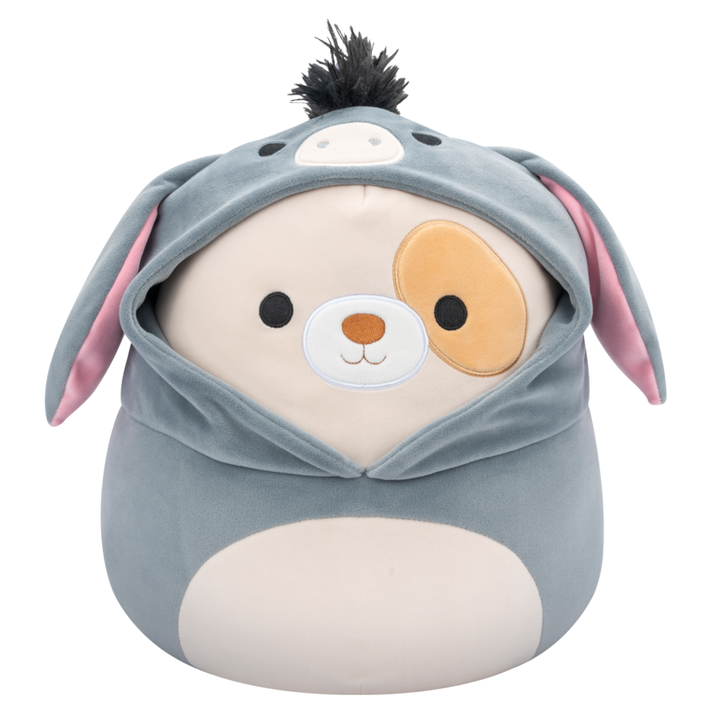 SQUISHMALLOWS Harris the Light Brown Dog in Jason outfit, 30 cm