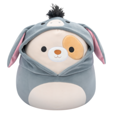 SQUISHMALLOWS Harris the Light Brown Dog in Jason outfit, 30 cm