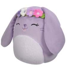 SQUISHMALLOWS Bubbles the Lavender Bunny W/Flower Crown
