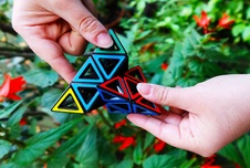 RECENTTOYS Hollow Pyraminx