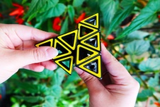 RECENTTOYS Hollow Pyraminx