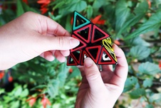 RECENTTOYS Hollow Pyraminx