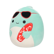 SQUISHMALLOWS Perry the Dolphin W/Sunglasses and Surfboard
