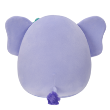 SQUISHMALLOWS Anjali the Purple Elephant W/Flower Pin