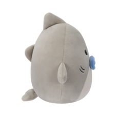 SQUISHMALLOWS Gordon the Grey Shark W/Blue Bowtie