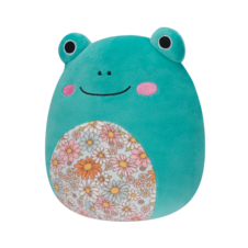 SQUISHMALLOWS Robert the Aqua Frog W/ Floral Belly