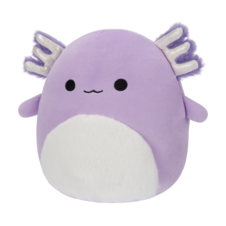 SQUISHMALLOWS Monica the Purple Axolotl W/Fuzzy Belly