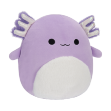 SQUISHMALLOWS Monica the Purple Axolotl W/Fuzzy Belly