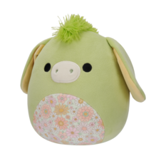 SQUISHMALLOWS Juniper the Green Donkey With Floral Belly
