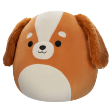 SQUISHMALLOWS Ysabel the Brown and White Spaniel, 30 cm