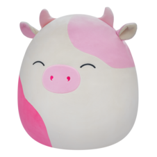 SQUISHMALLOWS Caedyn the Pink Spotted Cow, 40 cm