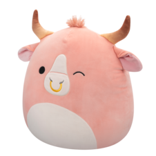 SQUISHMALLOWS Howland the Peach Brahma Bull, 40 cm