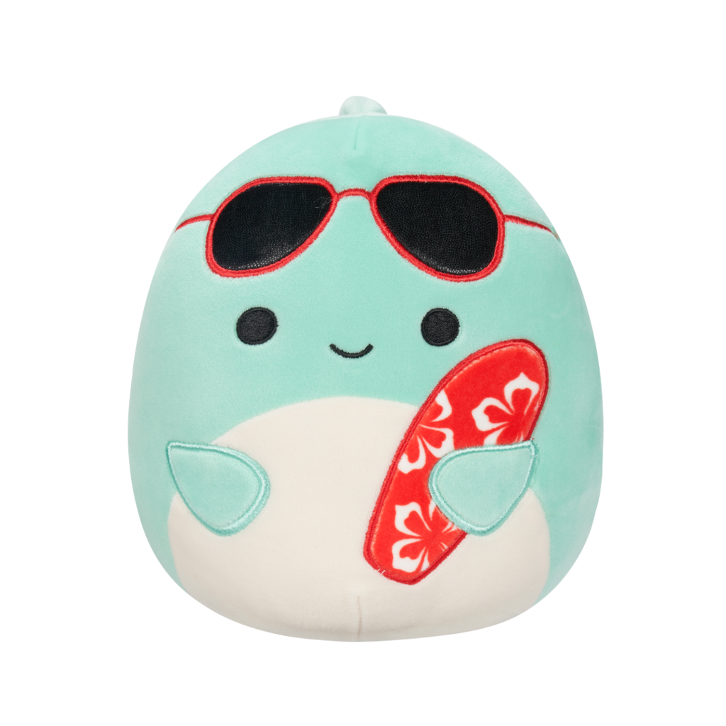 SQUISHMALLOWS Perry the Dolphin W/Sunglasses and Surfboard
