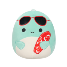 SQUISHMALLOWS Perry the Dolphin W/Sunglasses and Surfboard