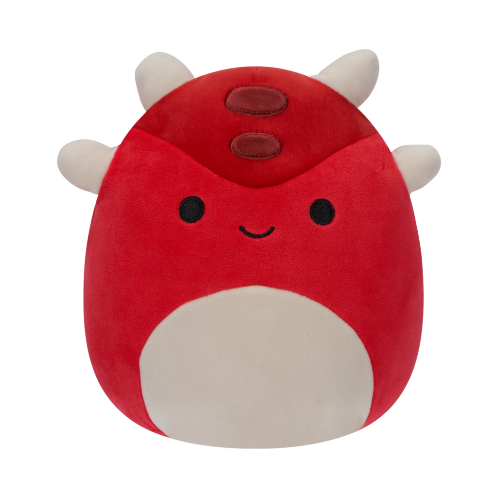 SQUISHMALLOWS Sergio the Red Armored Dino