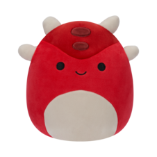 SQUISHMALLOWS Sergio the Red Armored Dino