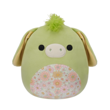SQUISHMALLOWS Juniper the Green Donkey With Floral Belly