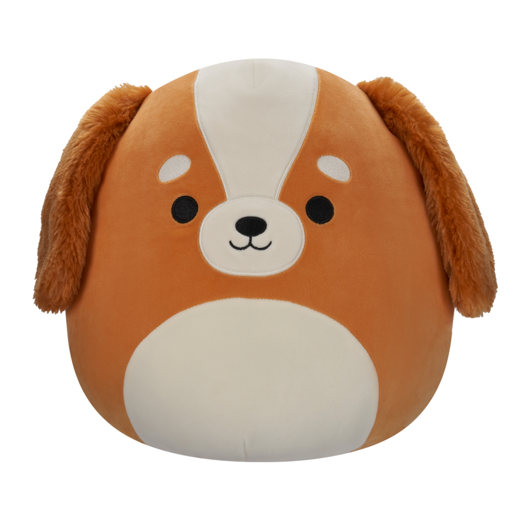 SQUISHMALLOWS Ysabel the Brown and White Spaniel, 30 cm