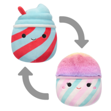 SQUISHMALLOWS Flip-A-Mallow Tucker the Slushie/Bevin the Cotton Candy