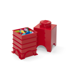 LEGO Storage Brick 1 - Red