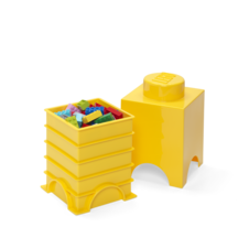 LEGO Storage Brick 1 - Yellow