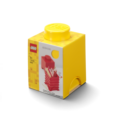 LEGO Storage Brick 1 - Yellow