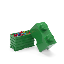 LEGO Storage Brick 2 - Dark Green