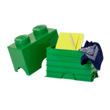LEGO Storage Brick 2 - Dark Green