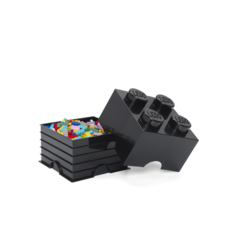 LEGO Storage Brick 4 - Black