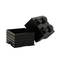 LEGO Storage Brick 4 - Black