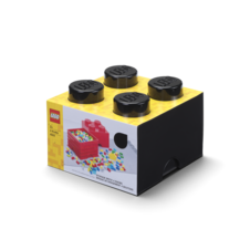 LEGO Storage Brick 4 - Black