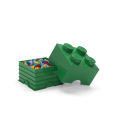 LEGO úložný box 4  - tmavě zelená - 40031734_2.png