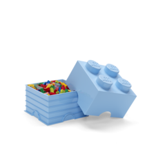 LEGO Storage Brick 4 - Light Royal Blue