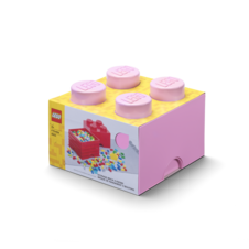 LEGO úložný box 4 - světle růžová - 40031738_4.png
