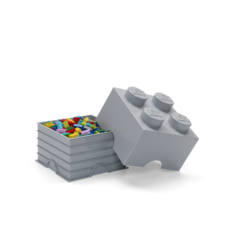 LEGO Storage Brick 4 - Medium Stone Grey