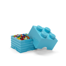 LEGO Storage Brick 4 - Medium Azur