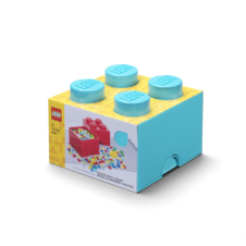 LEGO Storage Brick 4 - Medium Azur
