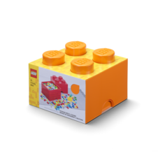 LEGO Storage Brick 4 - Bright Orange
