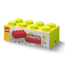 LEGO Storage Brick 8 - Bright Yellow Green