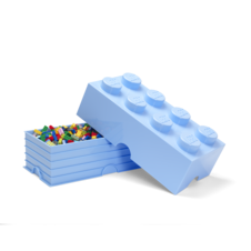 LEGO úložný box 8 - světle modrá - 40041736_2.png