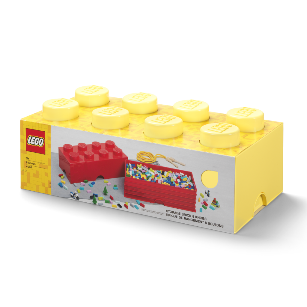 LEGO Storage Brick 8 Cool Yellow