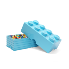 LEGO Storage Brick 8 - Medium Azur