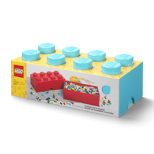 LEGO Storage Brick 8 - Medium Azur