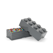 LEGO Storage Brick 8 - Dark Grey